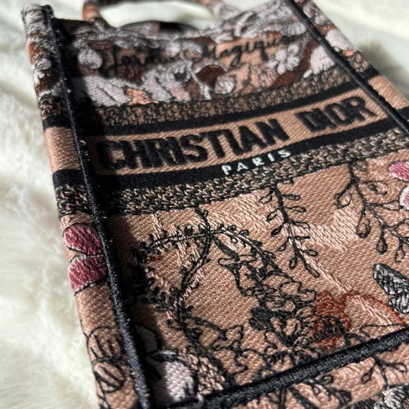 Mini Dior Book Tote in Pink - Picture 7 of 16